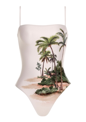 Agua by Agua Bendita Durazno Arena Swimsuit - Moda Operandi