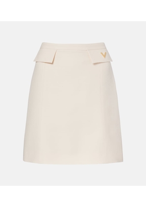 Valentino Crepe Couture VGold miniskirt