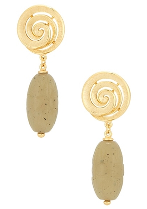 Ben-amun Drop Earrings in 24k Gold Plated - Metallic Gold. Size all.