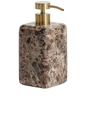 The Favorites Marble Soap And Lotion Dispenser in Marrón Emperador - Brown. Size all.