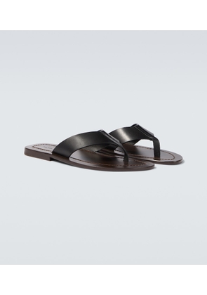The Row Dan leather thong sandals