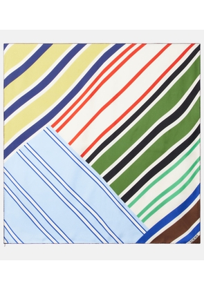Loewe Striped silk twill scarf