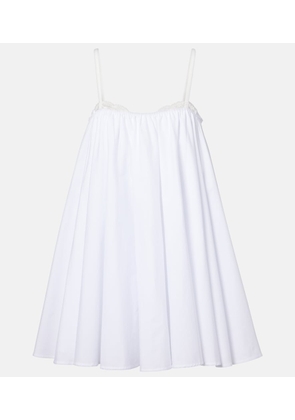Staud Cecily cotton poplin minidress