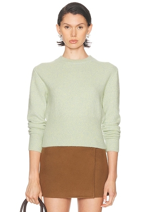Guest In Residence Alina Crewneck Sweater in Seaglass - Green. Size XS (also in S, M, L).