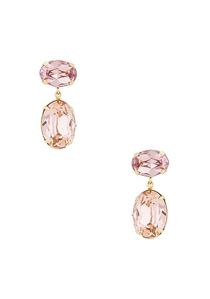 Jennifer Behr Lenora Earrings in Vintage Rose - Rose. Size all.