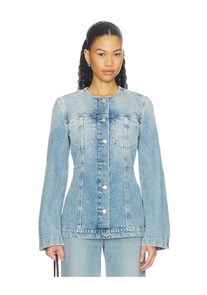 CLOSED Fitted Denim Jacket in Blue. Size XXS. Also in XS, M, XL.