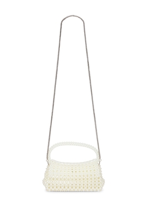 Dolce Vita Elloise Pearl Top Handle Bag in Ivory.