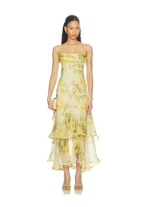 ASTR the Label Alison Dress in Yellow. Size XS. Also in S, M, L.