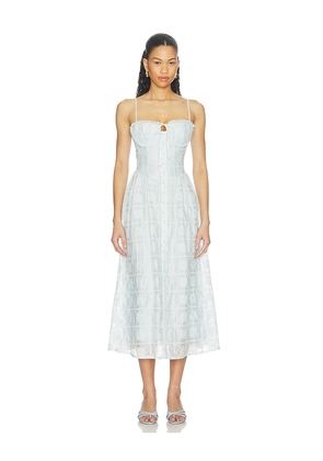 ASTR the Label Aubrey Dress in Baby Blue. Size XS. Also in S, M, L, XL.