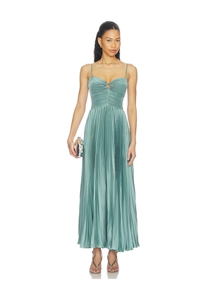 ASTR the Label Alaia Dress in Turquoise. Size XS. Also in S, M, L, XL.