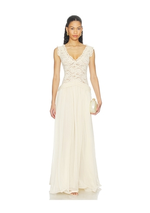 Arcina Ori Arabella Dress in Cream. Size XS. Also in L, XL.