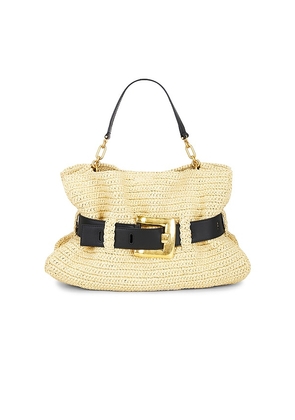 BALMAIN Medium Anthem Bag in Neutral.