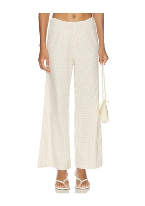 Juillet Margot Pant in Beige. Size XS. Also in S, M, L.