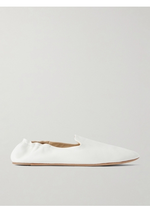 The Row - Casa Leather Loafers - White - IT35,IT35.5,IT36,IT36.5,IT37,IT37.5,IT38,IT38.5,IT39,IT39.5,IT40,IT40.5,IT41,IT41.5,IT42