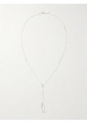 Loren Stewart - Pesca Sterling Silver And Aquamarine Necklace - One size
