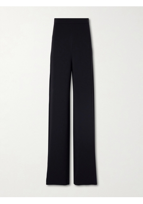 Max Mara - Crepe Wide-leg Pants - Black - UK 2,UK 4,UK 6,UK 8,UK 10,UK 12,UK 14,UK 16,UK 18