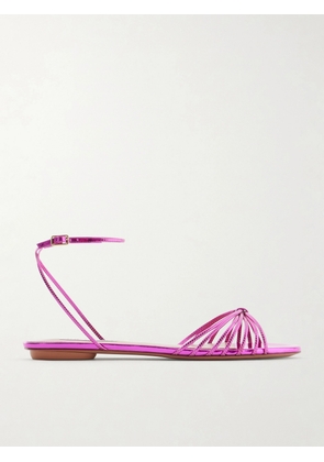 Aquazzura - Anima Leather Sandals - Pink - IT35,IT36,IT36.5,IT37,IT37.5,IT38,IT38.5,IT39,IT39.5,IT40,IT40.5,IT41,IT41.5,IT42