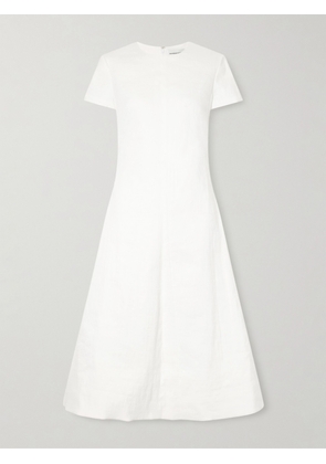 Brandon Maxwell - The Ridley Linen-blend Midi Dress - White - US0,US2,US4,US6,US8,US10