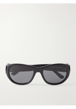 LIÉ STUDIO - Lee Oval-frame Acetate Sunglasses - Black - One size
