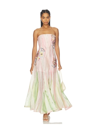 LA FUORI Spring Fae Bloom Dress in Multi. Size XS. Also in S, L, XL.