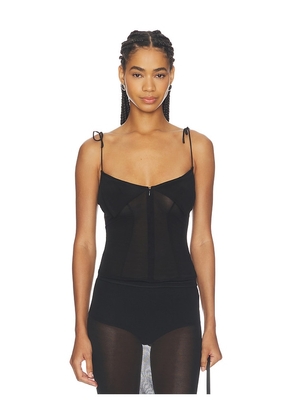 OW Collection Astra Top in Black. Size XS. Also in L, M, S.