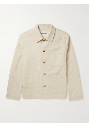 NANUSHKA - Saon Cotton and Linen-Blend Twill Jacket - Men - Neutrals - S