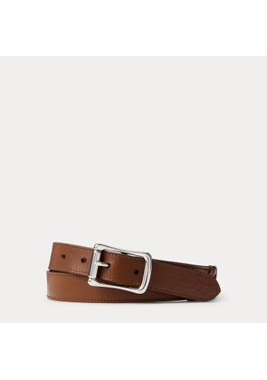 Whipstitched Leather Belt