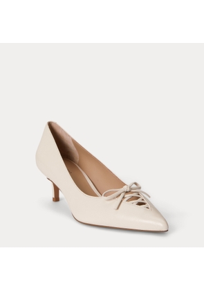 Adrienne Lace-Up Nappa Leather Pump