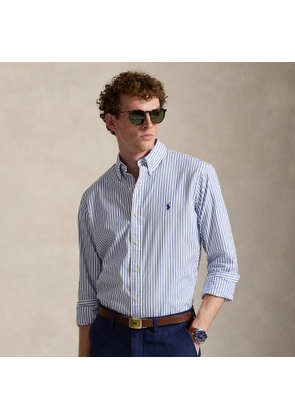 Custom Fit Striped Poplin Shirt