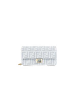 FF Denim Baguette On Chain Wallet