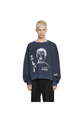 ''Yawning Kid'' Relaxed Sweatshirt