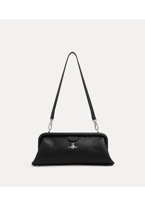Vivienne Westwood Jane Frame Purse Supple Leather Black