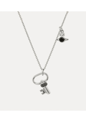 Vivienne Westwood Man. Baya Pendant Necklace Silver Silver Cubic Zirconia Men