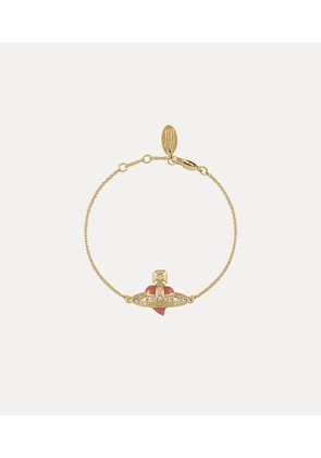 Vivienne Westwood New Diamante Heart Bracelet Gold-light-gold-quartz-crystal-transparent-rose Gold-light-gold-quartz-crystal-transparent-rose Women