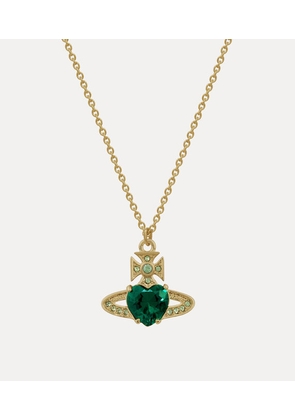 Vivienne Westwood Ariella Pendant Necklace Gold-emerald-cz-erinite-crystal Gold-emerald-cz-erinite-crystal Women