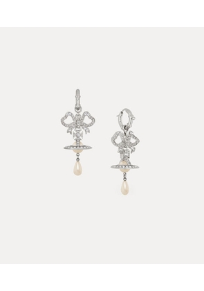 Vivienne Westwood Rigoberta Pearl Earrings Platinum-white-crystal-creamrose-pearl Platinum-white-crystal-creamrose-pearl Women
