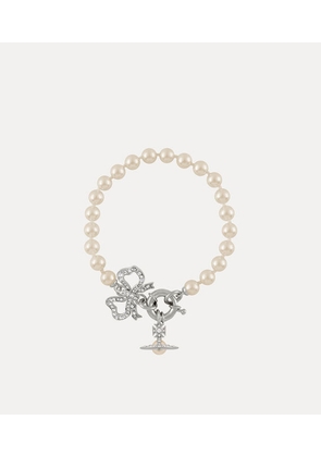 Vivienne Westwood Rigoberta Pearl Bracelet Platinum-white-crystal-creamrose-pearl Platinum-white-crystal-creamrose-pearl Women