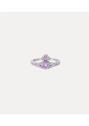 Vivienne Westwood Ismene Ring Platinum-lavender-light-lavender-cz Platinum-lavender-light-lavender-cz Unisex