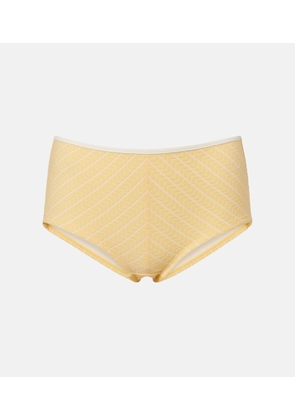 Eres Aftersun striped bikini bottoms