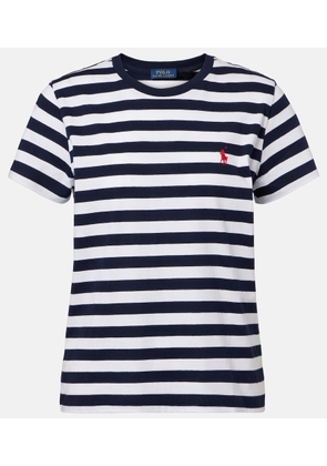 Polo Ralph Lauren Logo striped cotton jersey T-shirt