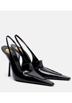 Saint Laurent Voltaire patent leather slingback pumps