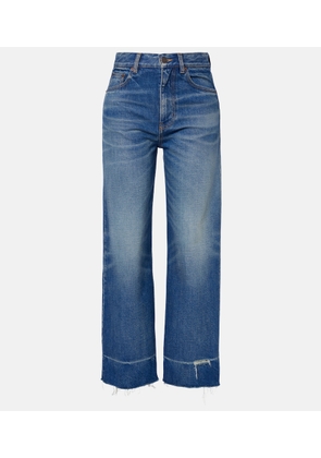 Chloe Cropped wide-leg jeans
