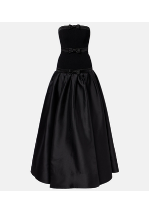 Rebecca Vallance Zendaya satin-paneled bustier gown