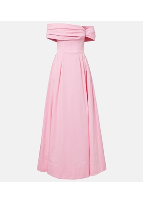 Rebecca Vallance Dianthe off-the-shoulder gown