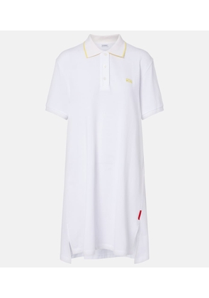 Loewe Double L cotton pique polo dress