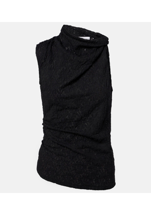 Proenza Schouler Circe White Label asymmetric lace top