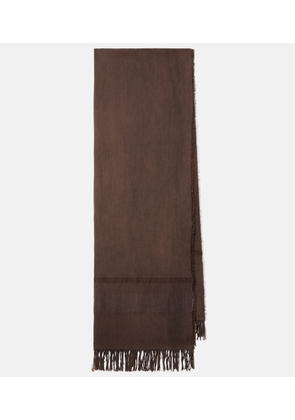 The Row Merisi cotton and linen scarf