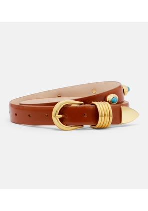 Dehanche Hollyhock embellished leather belt
