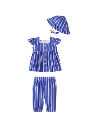 Polo Ralph Lauren Kids Baby cotton pants and hat set