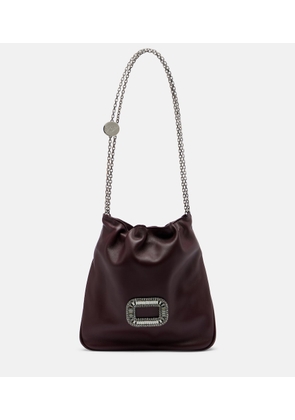 Roger Vivier Pilgrim Mini leather bucket bag
